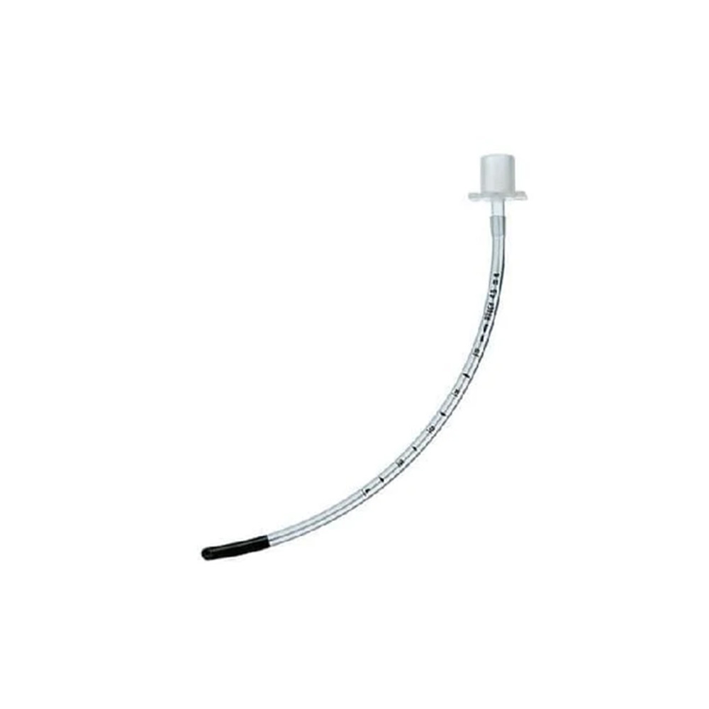Tubo endotraqueal con alma de acero reforzado, con espiral de alambre. De plástico grado médico con marca radiopaca. Estériles y desechables con globo de alto volumen y baja presión, diámetro interno 7.0 mm, Calibre 28 FR.