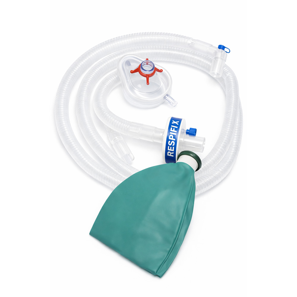 Circuito de anestesia circular adulto 72" (183cms), con puerto, filtro antibacteriano viraly bolsa de 3L