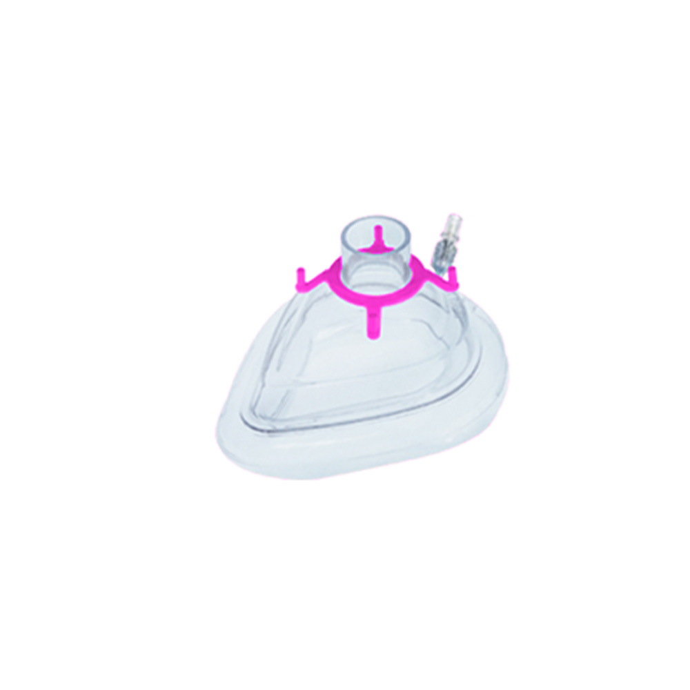 Mascarilla para Anestesia "Fix Seal" #2, Infantil con Válvula (Rosa)